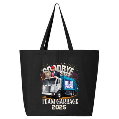 Goodbye 2024 Hello 2025 Happy New Year 2025 Team Garbage 25L Jumbo Tote
