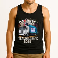 Goodbye 2024 Hello 2025 Happy New Year 2025 Team Garbage Tank Top