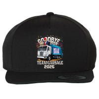 Goodbye 2024 Hello 2025 Happy New Year 2025 Team Garbage Wool Snapback Cap