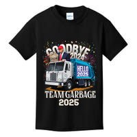 Goodbye 2024 Hello 2025 Happy New Year 2025 Team Garbage Kids T-Shirt