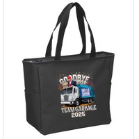 Goodbye 2024 Hello 2025 Happy New Year 2025 Team Garbage Zip Tote Bag