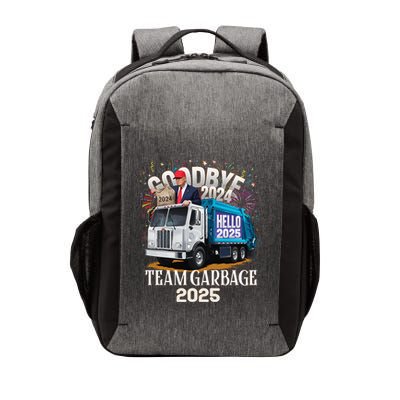 Goodbye 2024 Hello 2025 Happy New Year 2025 Team Garbage Vector Backpack