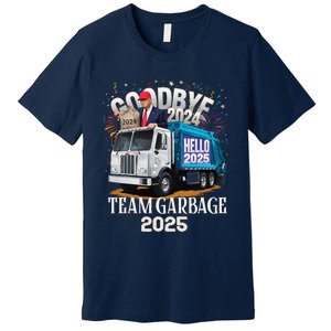 Goodbye 2024 Hello 2025 Happy New Year 2025 Team Garbage Premium T-Shirt