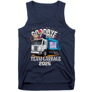 Goodbye 2024 Hello 2025 Happy New Year 2025 Team Garbage Tank Top