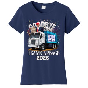 Goodbye 2024 Hello 2025 Happy New Year 2025 Team Garbage Women's T-Shirt