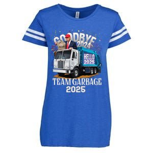 Goodbye 2024 Hello 2025 Happy New Year 2025 Team Garbage Enza Ladies Jersey Football T-Shirt