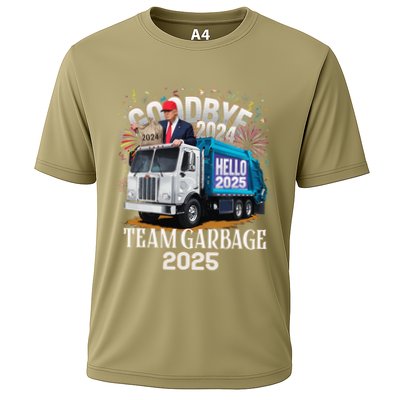 Goodbye 2024 Hello 2025 Happy New Year 2025 Team Garbage Performance Shirt