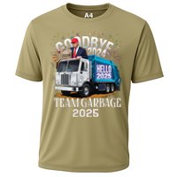 Goodbye 2024 Hello 2025 Happy New Year 2025 Team Garbage Cooling Performance Crew T-Shirt