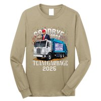 Goodbye 2024 Hello 2025 Happy New Year 2025 Team Garbage Long Sleeve Shirt