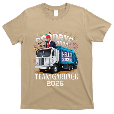 Goodbye 2024 Hello 2025 Happy New Year 2025 Team Garbage T-Shirt