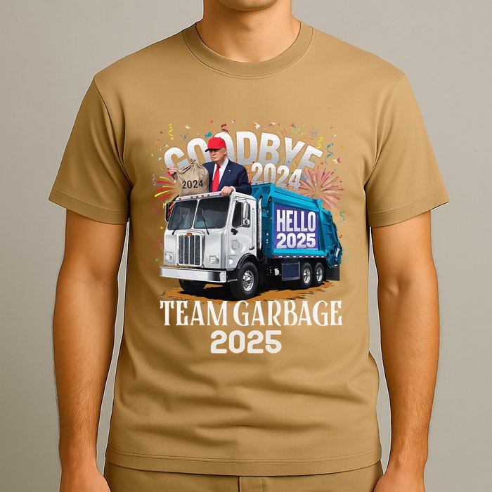 Goodbye 2024 Hello 2025 Happy New Year 2025 Team Garbage T-Shirt