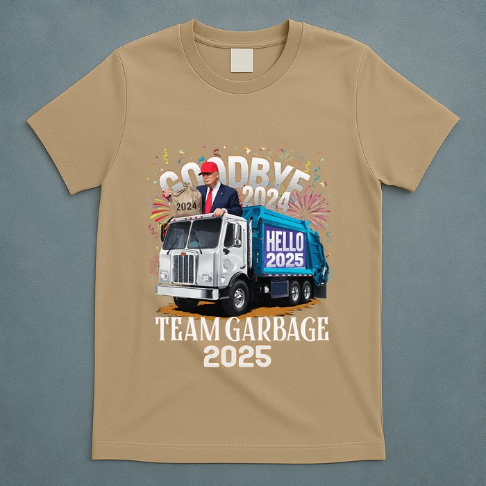 Goodbye 2024 Hello 2025 Happy New Year 2025 Team Garbage T-Shirt