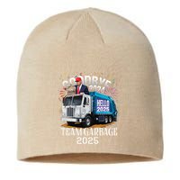 Goodbye 2024 Hello 2025 Happy New Year 2025 Team Garbage Sustainable Beanie