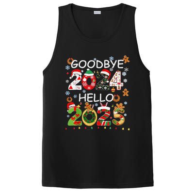 Goodbye 2024 Hello 2025 Happy New Year 2025 New YearS Eve PosiCharge Competitor Tank