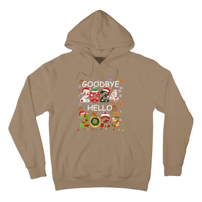 Goodbye 2024 Hello 2025 Happy New Year 2025 New YearS Eve Hoodie