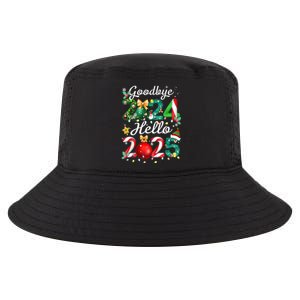 Goodbye 2024 Hello 2025 Merry Christmas Happy New Year 2025 Gift Cool Comfort Performance Bucket Hat