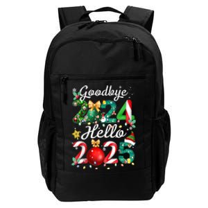 Goodbye 2024 Hello 2025 Merry Christmas Happy New Year 2025 Gift Daily Commute Backpack