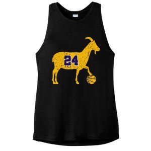 Goat 24 La Basketball Ladies PosiCharge Tri-Blend Wicking Tank