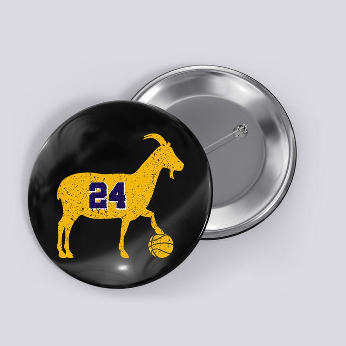 Goat 24 La Basketball Button
