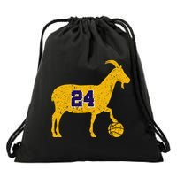 Goat 24 La Basketball Drawstring Bag