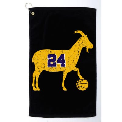 Goat 24 La Basketball Golf Towel