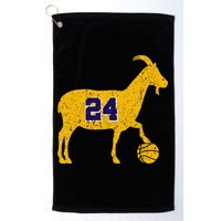 Goat 24 La Basketball Golf Towel