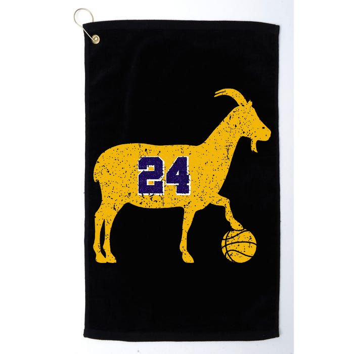 Goat 24 La Basketball Golf Towel