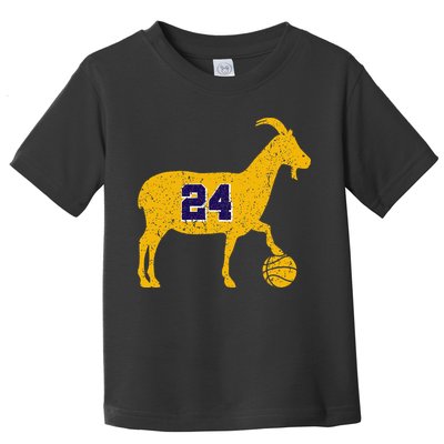 Goat 24 La Basketball Toddler T-Shirt