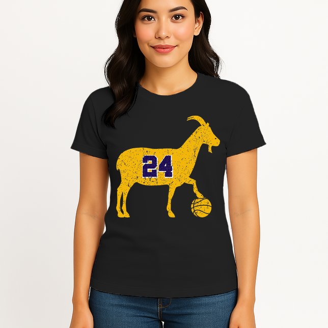 Goat 24 La Basketball Womens T-Shirt