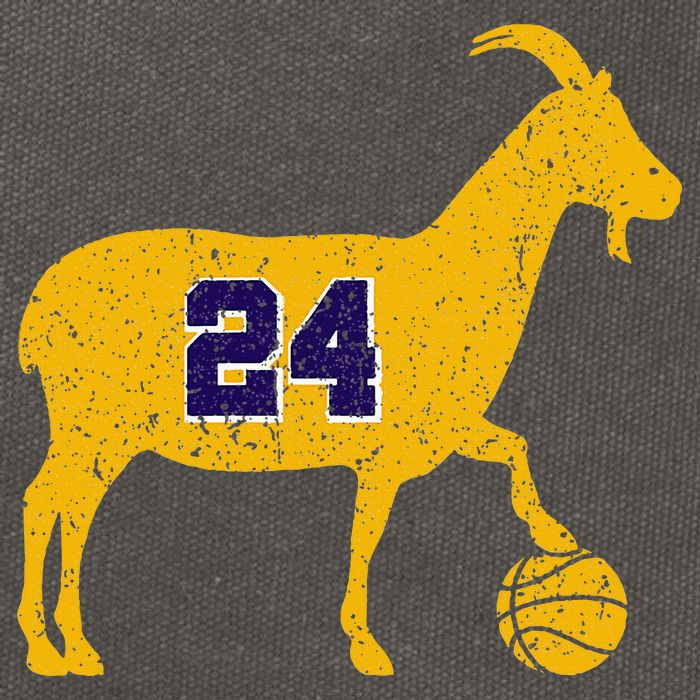 Goat 24 La Basketball Cotton Canvas Backpack