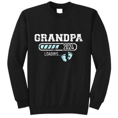 Grandpa 24 Loading For Pregnancy Announcement Sweatshirt