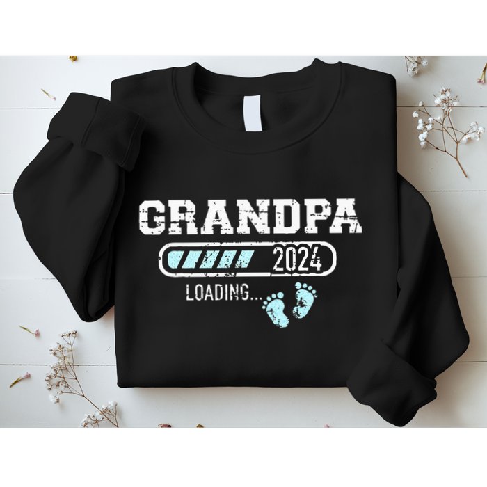 Grandpa 24 Loading For Pregnancy Announcement Sweatshirt