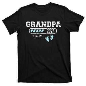 Grandpa 24 Loading For Pregnancy Announcement T-Shirt