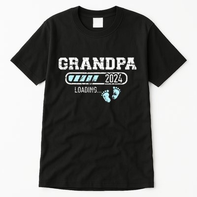 Grandpa 24 Loading For Pregnancy Announcement Tall T-Shirt