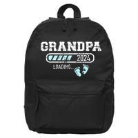 Grandpa 24 Loading For Pregnancy Announcement 16 in Basic Backpack