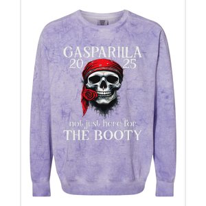 Gasparilla 2025 Pirate Festival Not Just Here For The Booty Colorblast Crewneck Sweatshirt