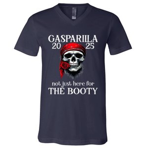 Gasparilla 2025 Pirate Festival Not Just Here For The Booty V-Neck T-Shirt