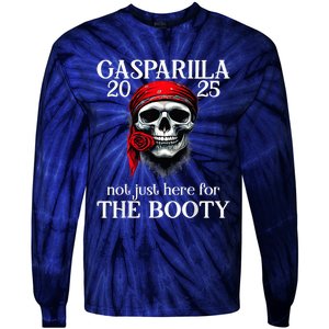 Gasparilla 2025 Pirate Festival Not Just Here For The Booty Tie-Dye Long Sleeve Shirt