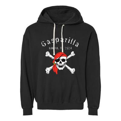 Gasparilla 2024 Priate Festival Tampa Fl Gasparilla Souvenir Garment-Dyed Fleece Hoodie