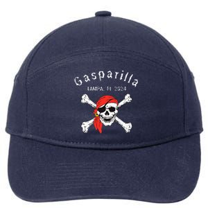 Gasparilla 2024 Priate Festival Tampa Fl Gasparilla Souvenir 7-Panel Snapback Hat