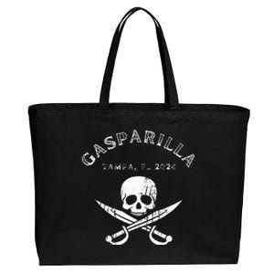 Gasparilla 2024 Pirate Festival Tampa Fl Jolly Roger Cotton Canvas Jumbo Tote