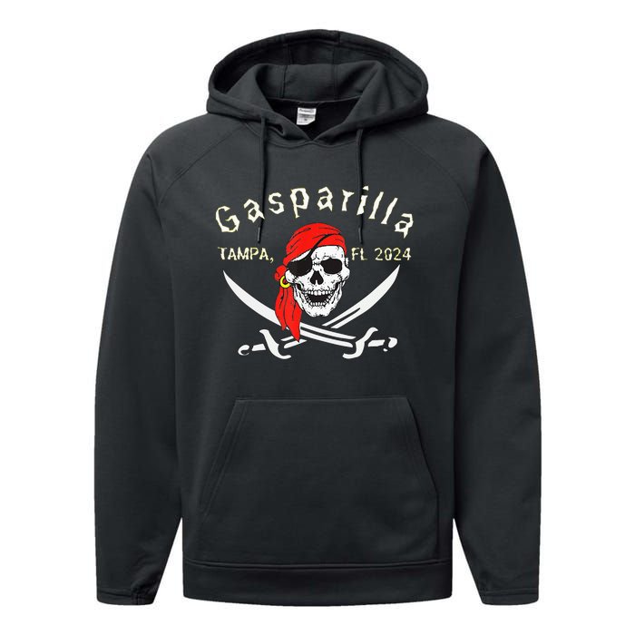 Gasparilla 2024 Pirate Festival Tampa Fl Gasparilla 2024 Performance Fleece Hoodie