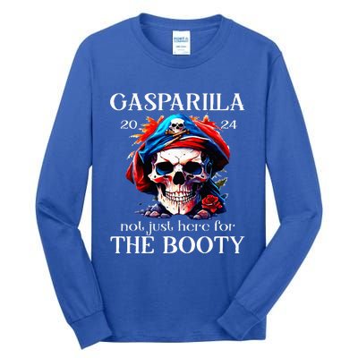 Gasparilla 2024 Pirate Festival Not Just Here For The Booty Tall Long Sleeve T-Shirt