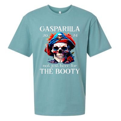 Gasparilla 2024 Pirate Festival Not Just Here For The Booty Sueded Cloud Jersey T-Shirt