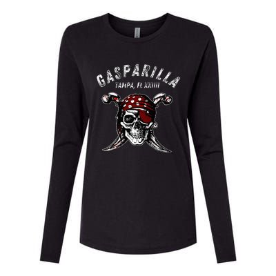 Gasparilla 2024 Pirate Festival Tampa Fl Gasparilla 2024 Womens Cotton Relaxed Long Sleeve T-Shirt