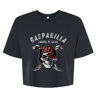 Gasparilla 2024 Pirate Festival Tampa Fl Gasparilla 2024 Bella+Canvas Jersey Crop Tee