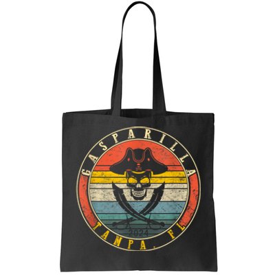 Gasparilla 2024 Pirate Festival Skull Ship Gasparilla Establ Tote Bag