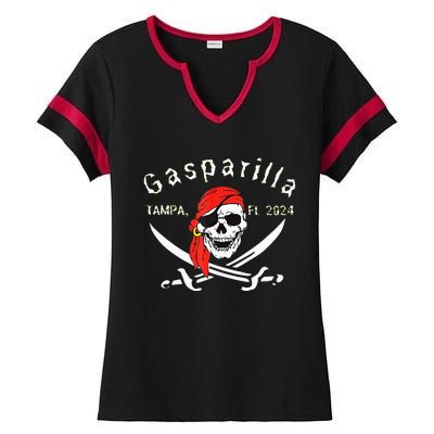 Gasparilla 2024 Pirate Festival Tampa Fl Gasparilla 2024 Ladies Halftime Notch Neck Tee