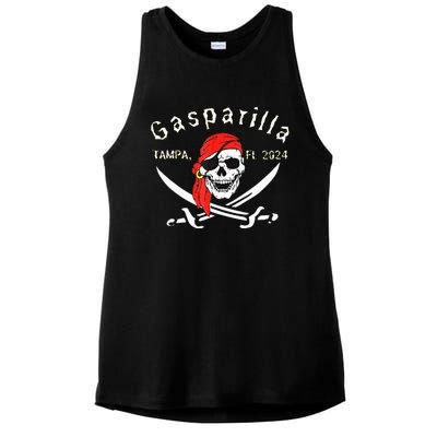 Gasparilla 2024 Pirate Festival Tampa Fl Gasparilla 2024 Ladies PosiCharge Tri-Blend Wicking Tank