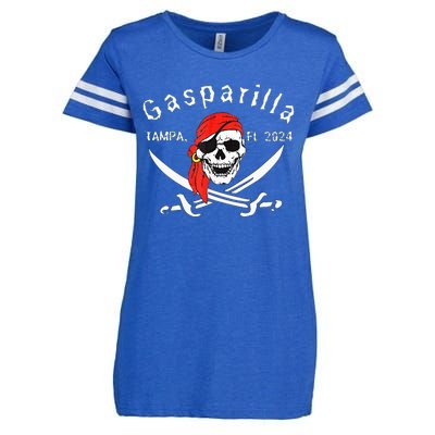 Gasparilla 2024 Pirate Festival Tampa Fl Gasparilla 2024 Enza Ladies Jersey Football T-Shirt